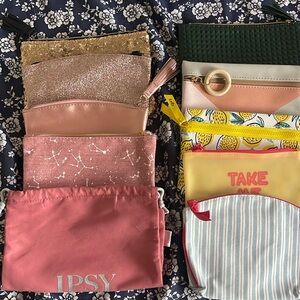 Bundle of 10 Ipsy Bags